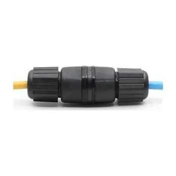 Patch panel OPTIX Stíněná vodotěsná RJ45 kabelová spojka, krytí IP-67
