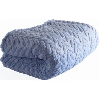 deka Modrá deka z mikroplyše 150x200 cm Rena – Tiseco Home Studio ID_1695254