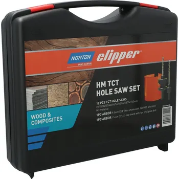 Vrták Norton Clipper Sada TLC 12 ks vrtáků do dřeva 2x nástavec