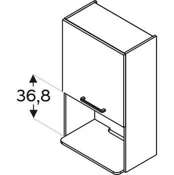 Kuchyňská skříňka Kuchyňská skříňka Mono M WM60,1/100 pro mikrovlnku