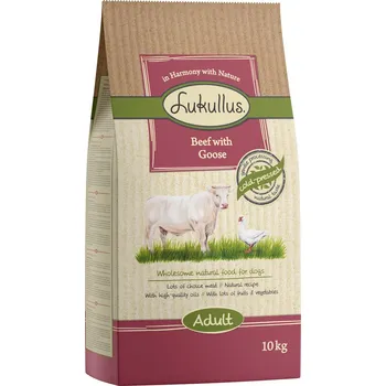 Krmivo pro psa 2x10kg Lukullus hovězí & husa