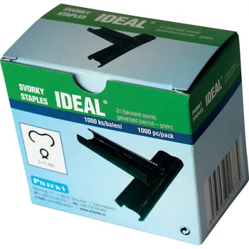 Příslušenství pro plot Svorka IDEAL poplastovaná (Zn + PVC), balení 1 000 ks