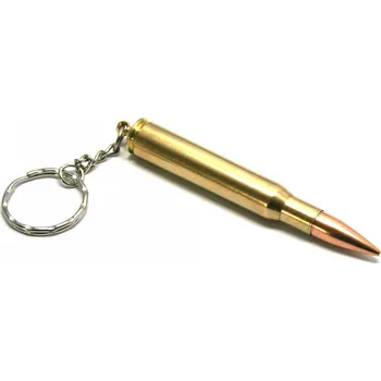 Přívěsek Přívěsek na klíče z náboje .30-06 Springfield - zlatý