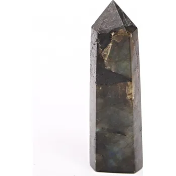 Drahý kámen Magieprirody.cz Obelisk Labradorit špice 69 g - 7,8 cm #D184