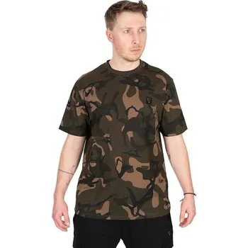 Rybářské oblečení FOX - Tričko T-Shirt Camo vel. 3XL