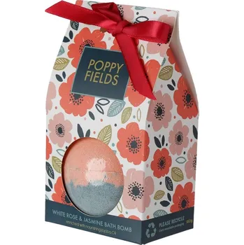 bomba do koupele Pick of the Bunch Koupelová bomba v dárkovém balení Květiny Botanical Makové pole 160g