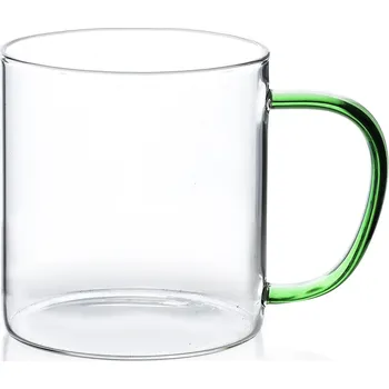 Skleněný hrnek PETER Green 450 ml čirý