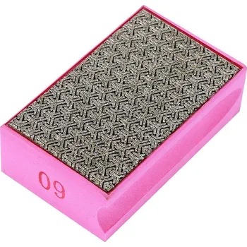 Brusný papír Diamantová brusná houbička 60 Růžová