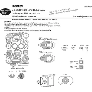 Plastikový model New Ware 1/48 Mask A-4 B/C Skyhawk EXPERT (H.2000)