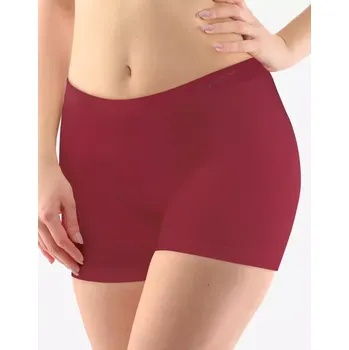Kalhotky GINA dámské boxerky delší nohavička, kratší nohavička, bezešvé, klasické, jednobarevné Bamboo PureLine 03013P brandy XL/XXL