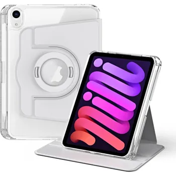 Pouzdro na tablet VSECHNONAMOBIL 93871 CRYSTAL FLEXI 2v1 Zaklápěcí pouzdro pro Apple iPad mini 2021 / iPad mini 2024 šedé