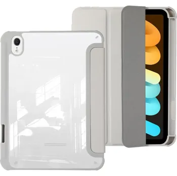 Příslušenství pro tablet VSECHNONAMOBIL 93809 CRYSTAL Zaklápěcí pouzdro Apple iPad mini 2021 / iPad mini 2024 šedé