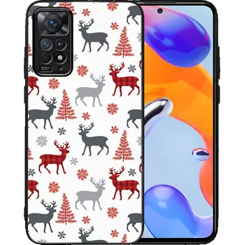 Pouzdro na tablet VSECHNONAMOBIL 66851 MY ART Kryt s vánočním designem Xiaomi Redmi Note 11 / NOTE 11S DEER (068)