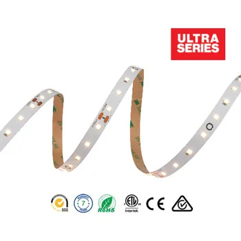 LED páska Ledshopik LED pásek ULTRA 2835 EPISTAR | 64LED | 7,2W | 24V | IP20 | 10MM | 175lm/W | 7 let záruka | - TEPLÁ BÍLÁ - 3000K