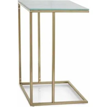 Konferenční stolek Odkládací stolek Symphony III, mramor / zlatá