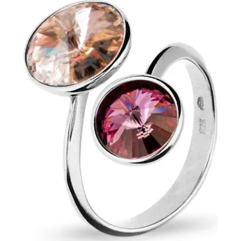 Prsten Prsten se Swarovski Elements Piruli PR1122VRAP Vintage Rose