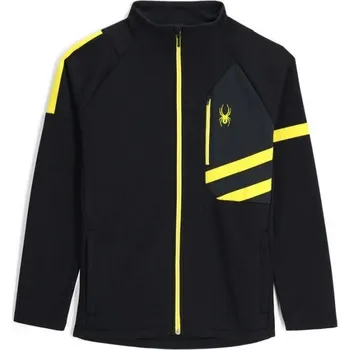 Pánské oblečení Pánský funkční svetr Spyder WENGEN S Černá, Žlutá