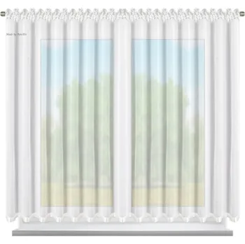 Záclona BytoTex Helena bílá 400x150 cm