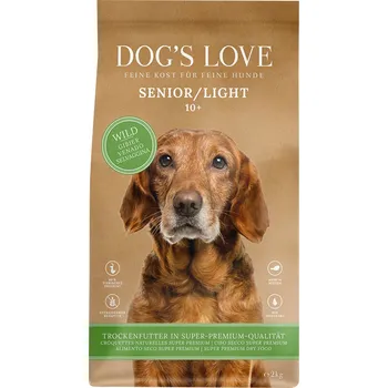 Krmivo pro psa 2x2kg Dog´s Love Senior/Light se zvěřinou – výhodné balení