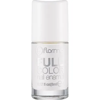 Lak na nehty Flormar Nehty Lak-na-nehtyPlnobarevný lak na nehty FC01 White 8 ml ()
