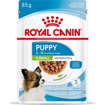 Krmivo pro psa 12kapsicek-12x85g Royal Canin X-Small Puppy vlhké krmivo pro psy