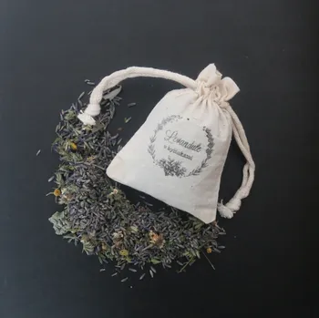 Růžový květ Vonný bylinkový sáček s esenciálními oleji Levandule s bylinkami