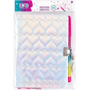 Zápisník Make It Real Tajný deník s perem 3C4G stříbrný