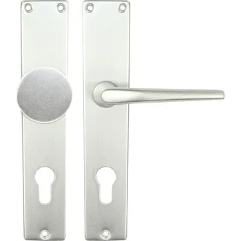 Dveřní kování ERIKA RK.C klika-koule na dveře 72mm Stříbrná