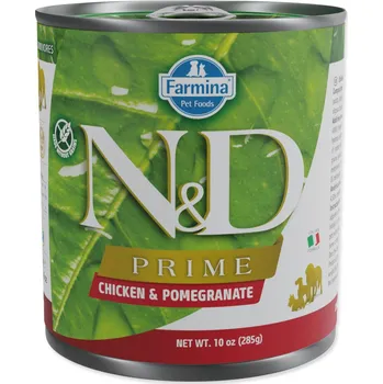 Krmivo pro psa KONZERVA N&D DOG PRIME CHICKEN & POMEGRANATE 285g-KS