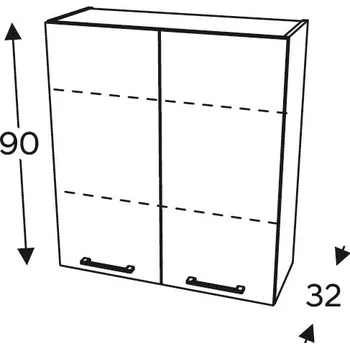 Kuchyňská skříňka Kuchyňská skříňka Mono M W70/90