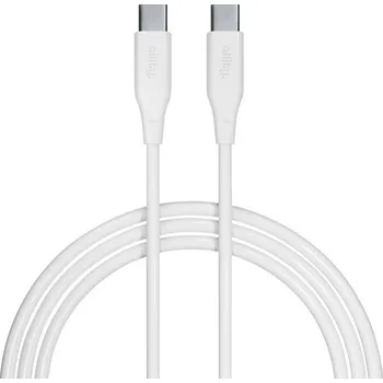 Mobilní telefon Datový kabel Allity AUC-02 USB-C/USB-C 2m 100W bílý