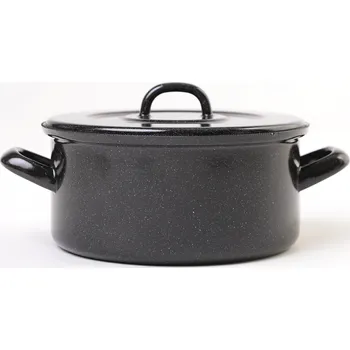 Hrnec Olymp, Kastrol s poklicí 16 cm, 1,4 l BERYL (8) černý