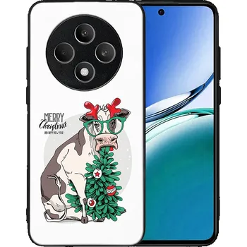 Vánoční dekorace VSECHNONAMOBIL 94936 MY ART Kryt s vánočním designem Oppo Reno12 FS 5G MERRY CHRISTMAS (074)
