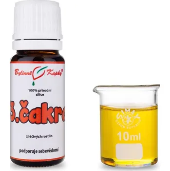 Bylinné kapky s.r.o. 3.čakra, 100 % přírodní silice - esenciální (éterický) olej 10 ml | Bylinné kapky