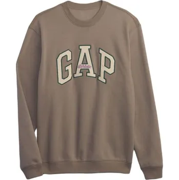 Pánská mikina Pánská mikina GAP HO23 CORE LOGO CREW XS Hnědá, Béžová