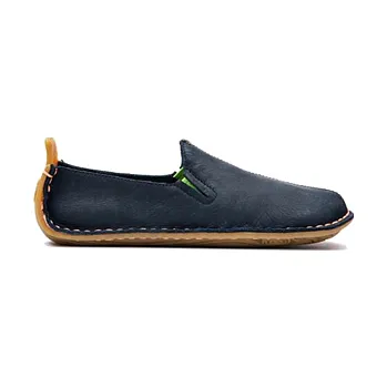 Chlapecké polobotky Vivobarefoot ABABA K LEATHER NAVY velikost 27 - Modrá