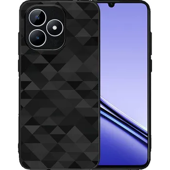 Pouzdro na tablet VSECHNONAMOBIL 95096 MY ART Ochranný kryt pro Realme Note 50 BLACK TRIANGLES (232)