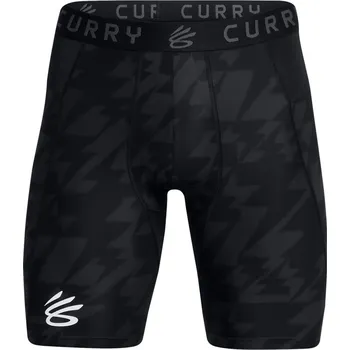 Pánské kraťasy Pánské kompresní kraťasy Under Armour CURRY HG PRTD SHORTS černé 1379829-002 - XL | UK 2,5 | US 3