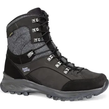 Pánská treková obuv trekové boty pánské HANWAG Banks Winter GTX Black/Asphalt - 46,5