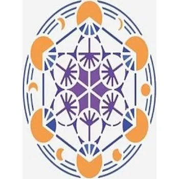 Plastová šablona, SYMBOL 3, 15x15 cm, 1 kus