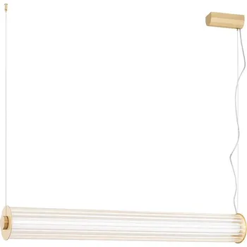 Argon 8624 - LED Lustr na lanku HAMPTON LED/90W/230V 3000K 120 cm mosaz