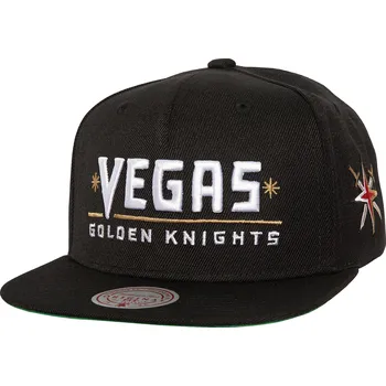 Kšiltovka Mitchell & Ness Pánská kšiltovka Vegas Golden Knights NHL Triple Play Snapback Knights