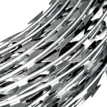 Příslušenství pro plot Žiletková spirála pozinkovaná (Zn), průměr 73 cm, optimální rozvinutá délka 8 - 10 m