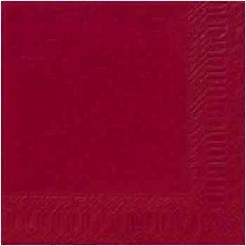 Papírový ubrousek Ubrousek 33 x 33 cm 2vrstvý bordó (125&nbsp;ks)