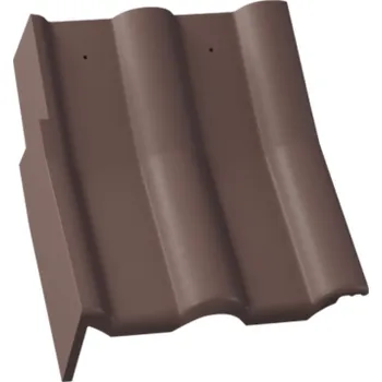 KM BETA Taška úžlabní okrajová levá samet hnědá