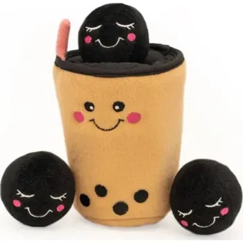 Hračka pro psa Hračka ZIPPY PAWS plyš - Burrow Bubble tea 19cm