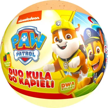 Koupelová pěna Nickelodeon Paw Patrol šumivá bomba do koupele měnící barvu Tutti Frutti a mango 100 g