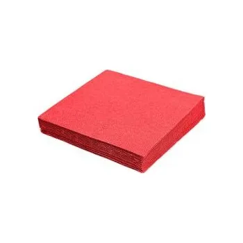 Papírový ubrousek Ubrousek 33 x 33 cm 2vrstvý červený (50&nbsp;ks)
