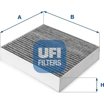 Ventilátor topení a klimatizace Filtr, vzduch v interiéru UFI 54.144.00