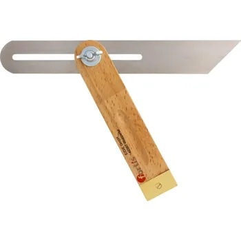 Úhloměr Truhl. pokos. 300mm s oc. lam. FORTIS